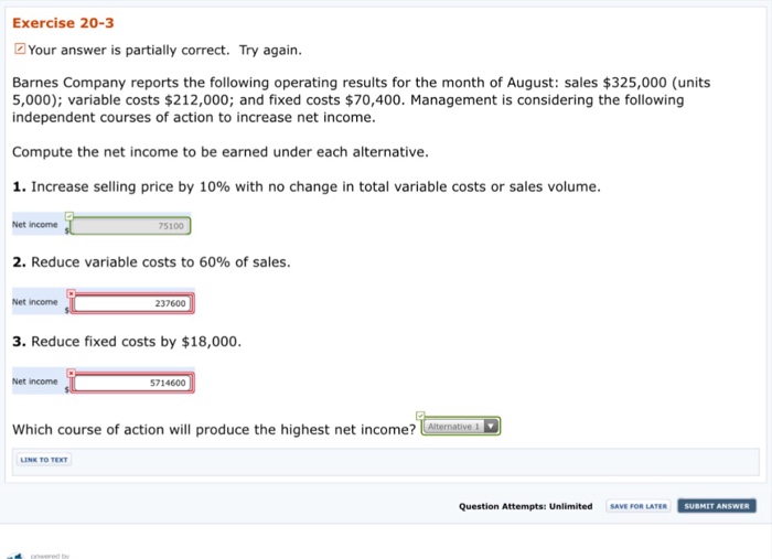 Barnes Pany Reports The Following Operating Chegg 