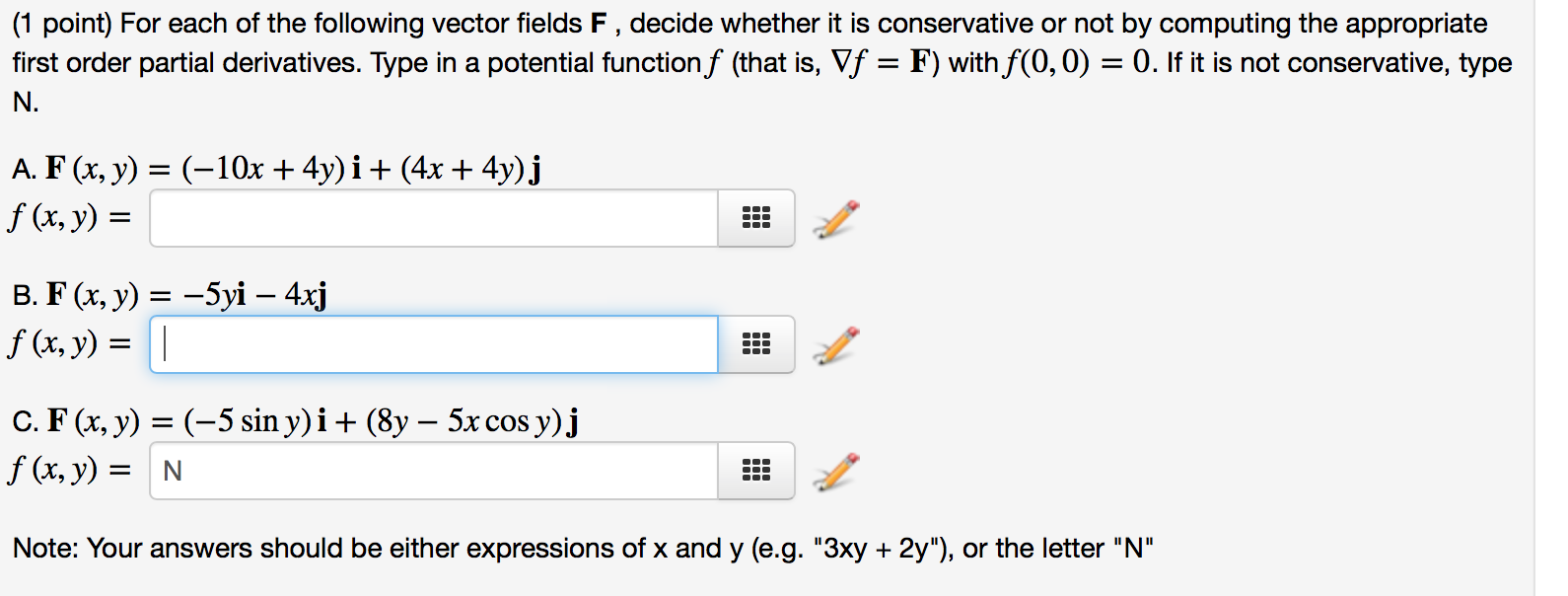 Solved And Evaluate The Line Integral Cf Dr Where F X Y Chegg Com