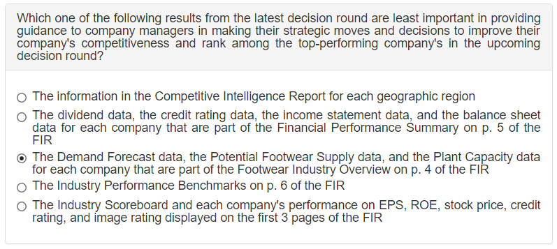 Solved Which One Of The Following Results From The Latest