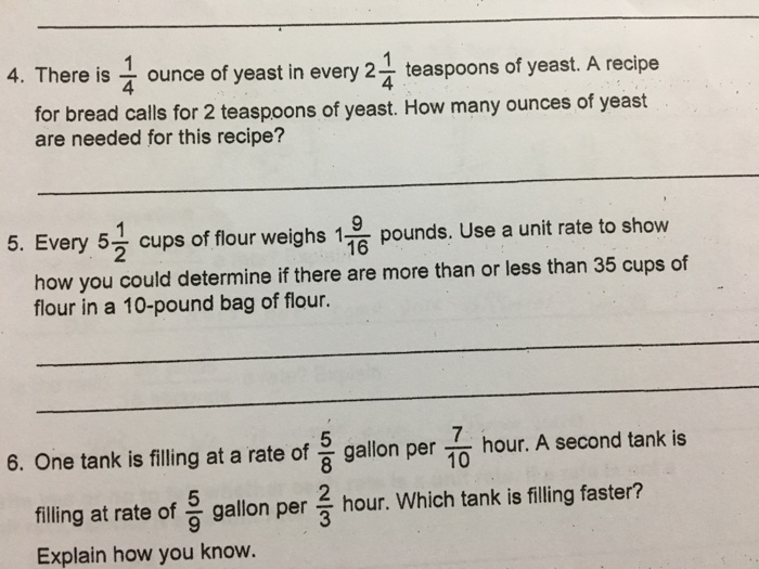 There Is 1 4 Ounce Of Yeast In Every 2 1 4 Teaspoons Chegg Com