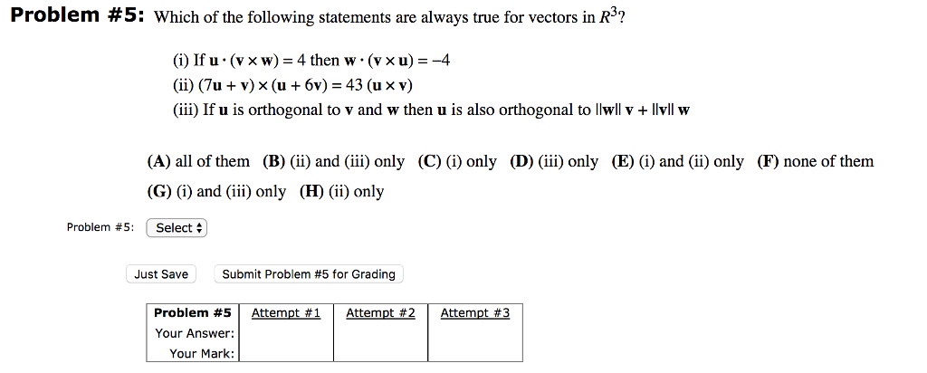 Solved Problem 5 Which Of The Following Statements Are Chegg Com
