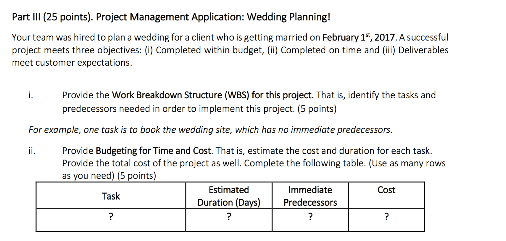 Wedding Planner Fees Structure