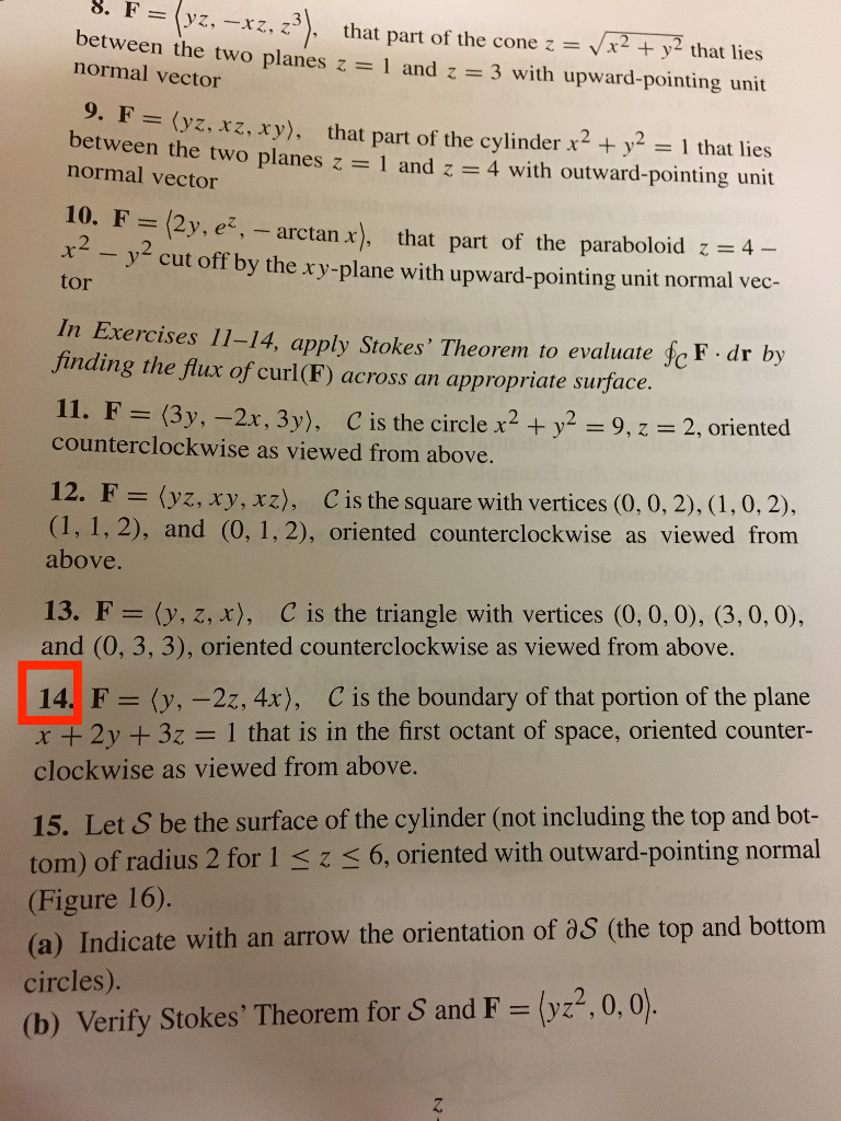 Solved F Yz Xz Z 3 That Part Of The Cone Z Squ Chegg Com