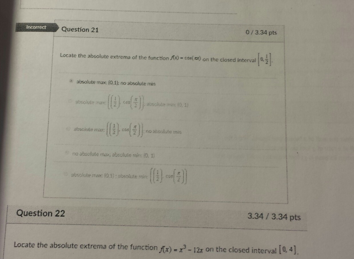 Extreme value theorem picture