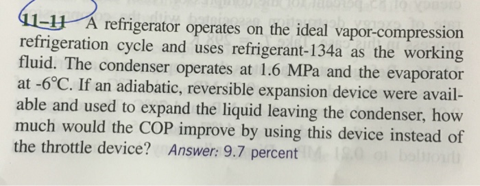 A Refrigerator Operates On The Ideal Chegg Com