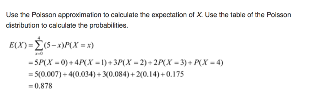 Solved How Was E X Formula Derived And How Were The Val Chegg Com