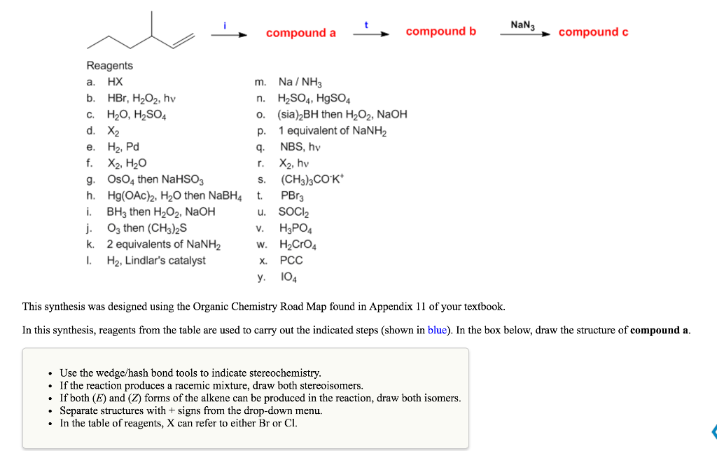 Solved This Synthesis Was Designed Using The Organic Chem Chegg Com