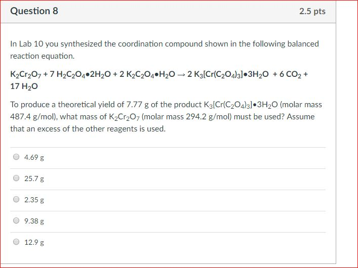 Molar Mass Of K2cr2o7 slidesharefile