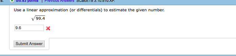 Linear approximation and differentials picture
