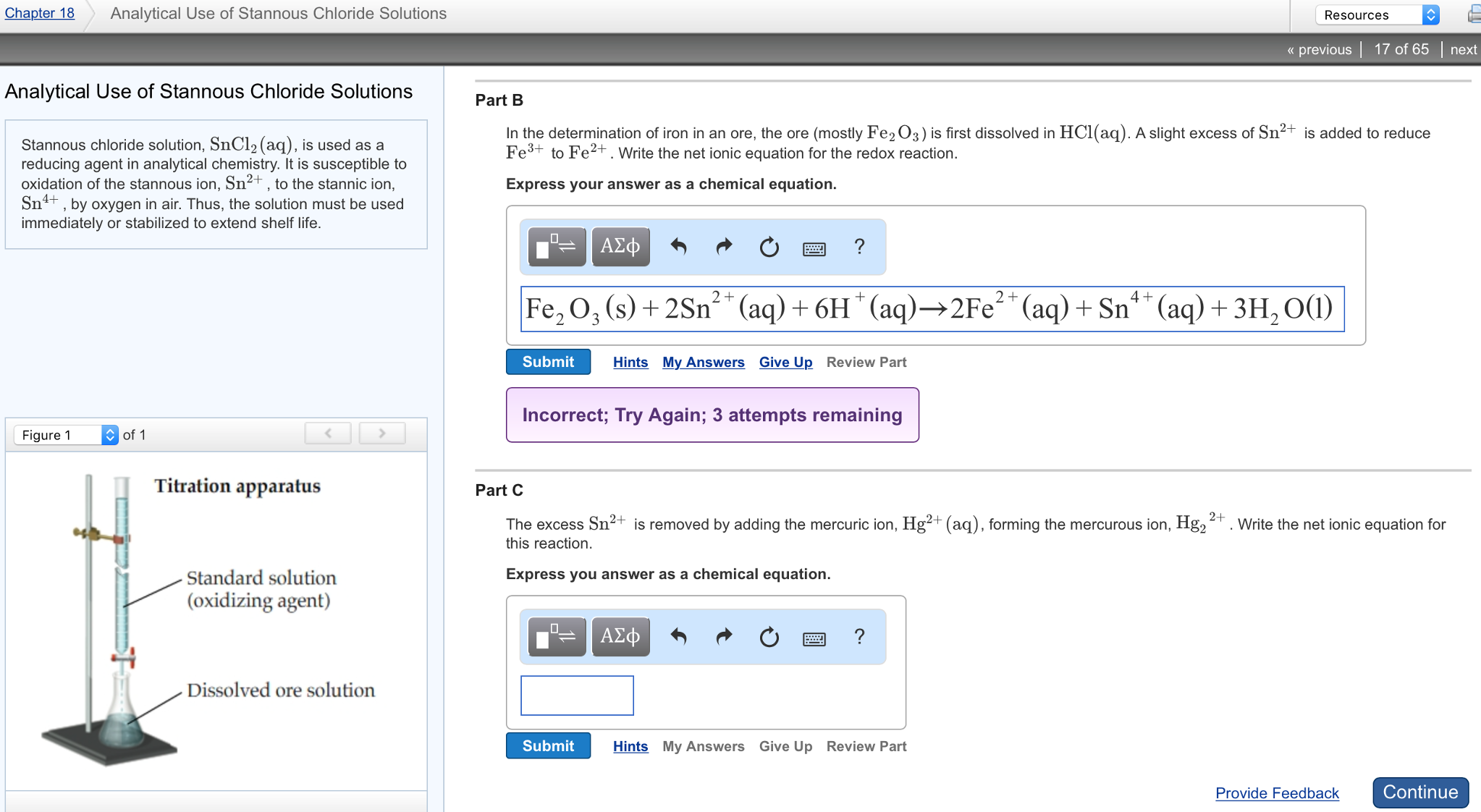 Solved Stannous Chloride Solution Sncl 2 Aq Is Used As A Chegg Com