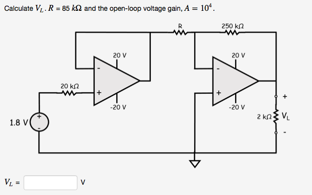 Calculate R 85 Kw And The Open Loop Voltage Chegg Com