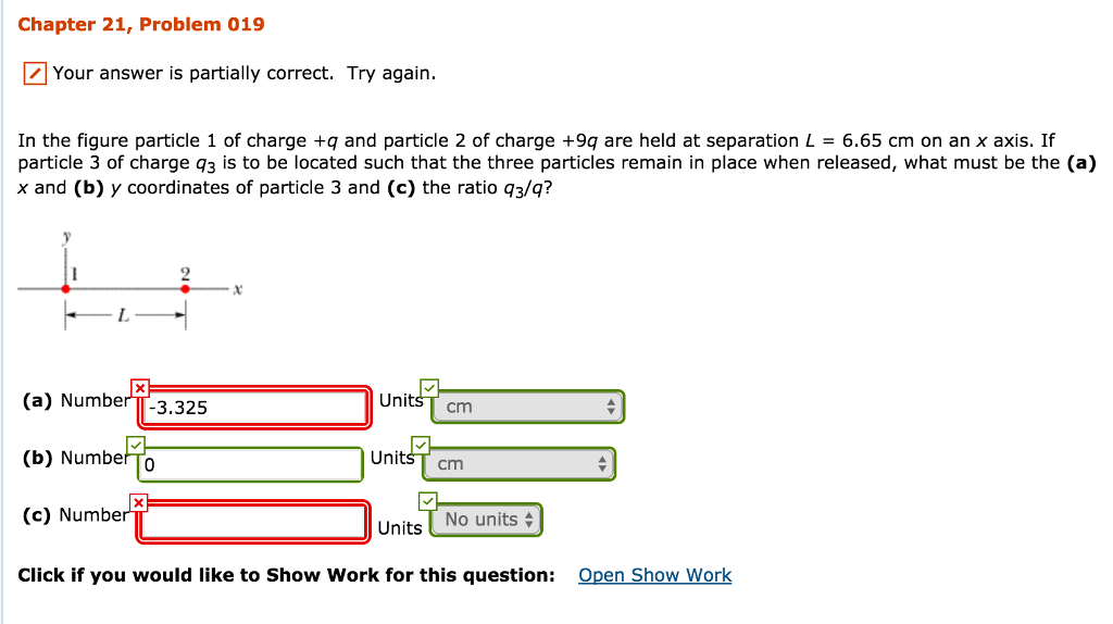Solved In The Figure Particle 1 Of Charge Q And Particle 2 Chegg Com