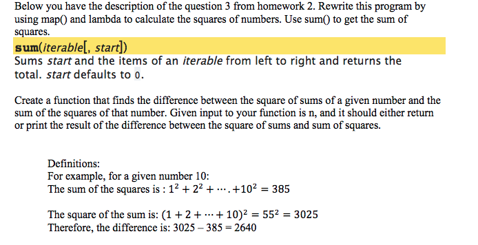 Lambda description