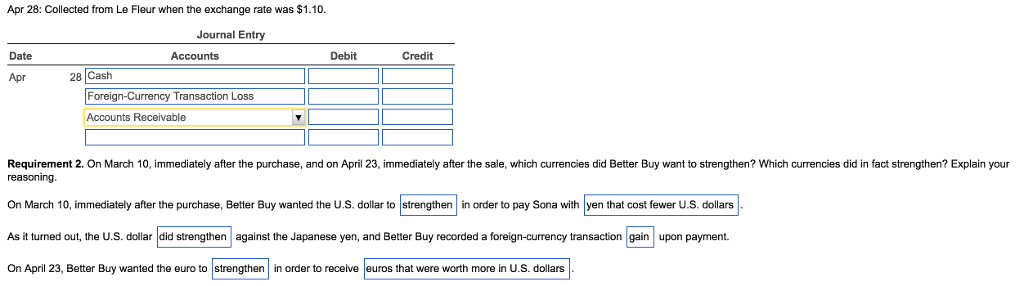 Solved Assume That Better Buy Stores Completed The Follow - 