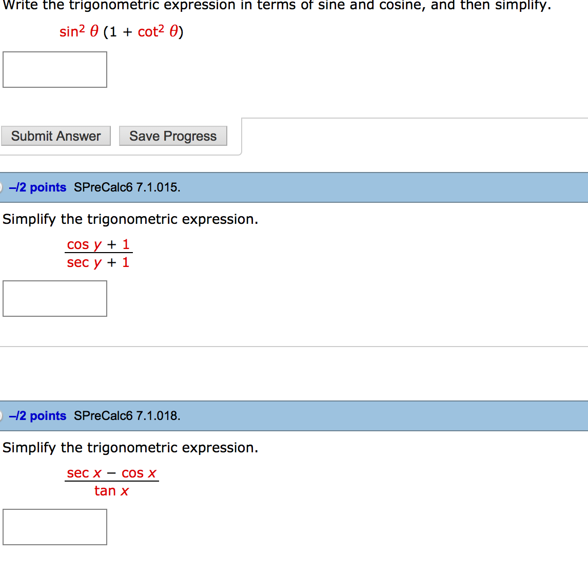 Solved Write The Trigonometric Expression In Terms Of Sin Chegg Com