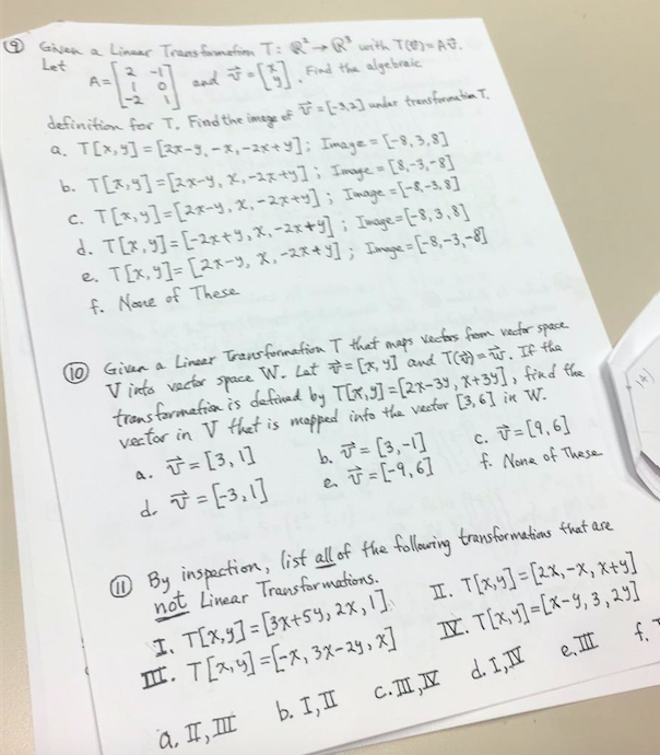 Solved Given A Linear Transformation T R 2 Rightarrow R Chegg Com