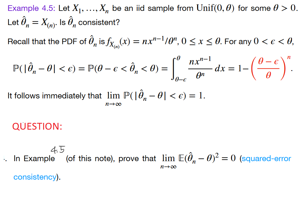 Example 4 5 Let Be An Iid Sample From Chegg Com