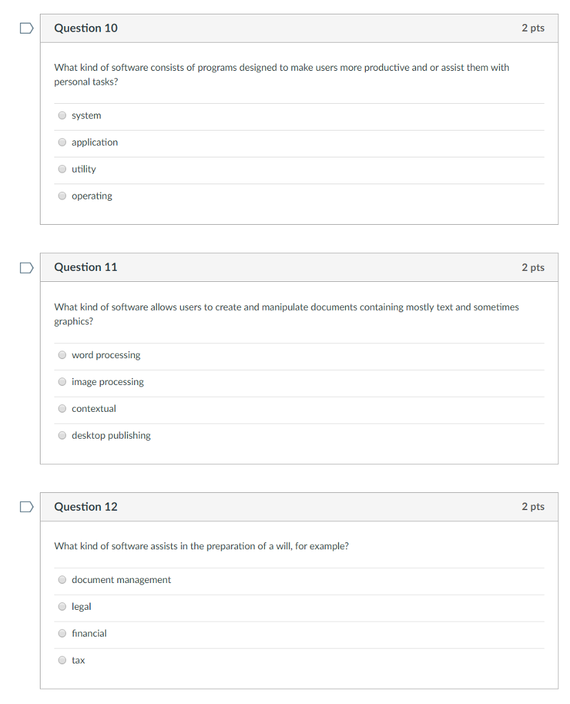 solved what kind of software consists of programs designe chegg com chegg