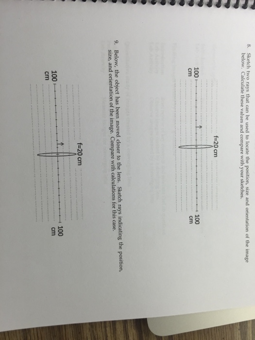 Solved Sketch Two Rays That Can Be Used To Locate The Pos
