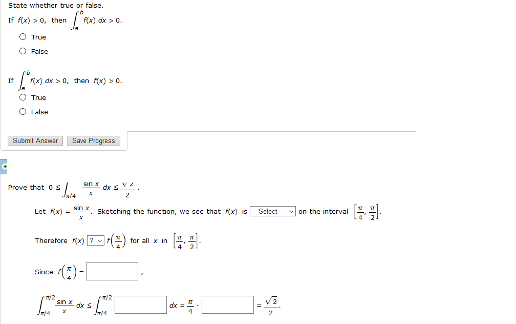 Solved State Whether True Or False If F X 0 Then F X Chegg Com