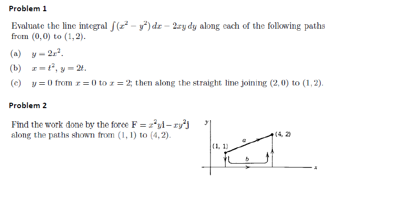 Solved Evaluate The Line Integral Integral X 2 Y 2 Dx Chegg Com