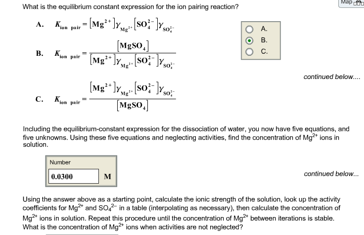 Need Help Determining Concentration Of Mg2 Ions The Chegg Com