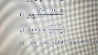 Graphical approach to limits homework answers image