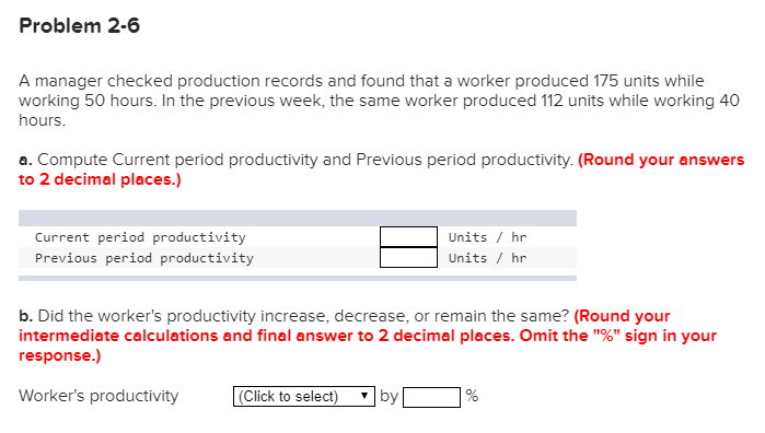 Problem 2 6 A Manager Checked Production Records And Chegg Com