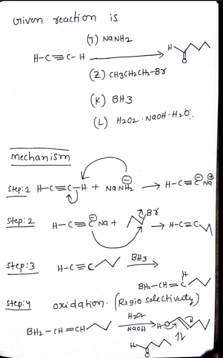 Question & Answer: Look at the given synthesis and the provided reagents. Fill in the blanks with the single letter..... 1