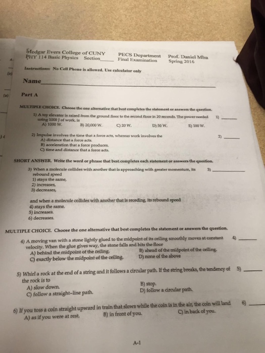 Solved A Toy Elevator Is Raised From The Ground Floor To