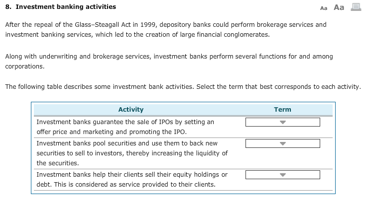 Solved Option A Choices Matchmaking Underwriting Secur