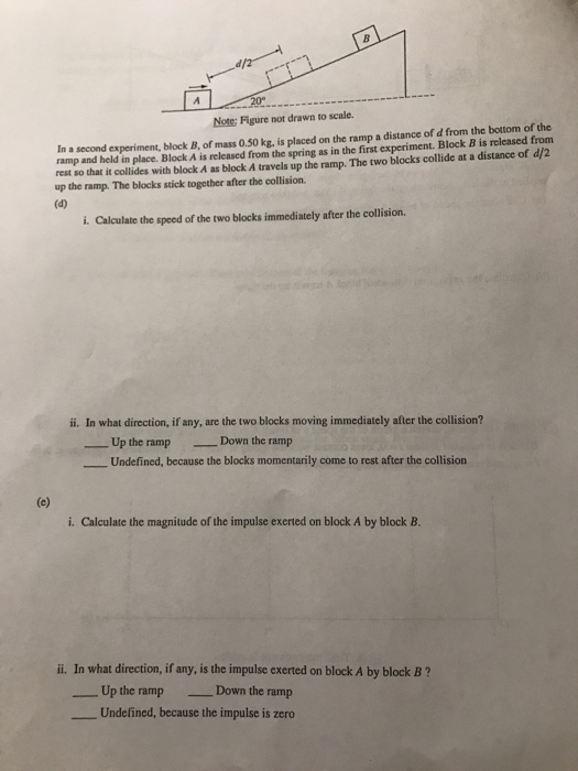 solved: note: figure not drawn to scale. mech 2. an experi