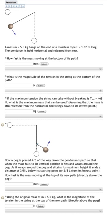 Solved A piñata of mass M=8.05 kg is attached to a rope of