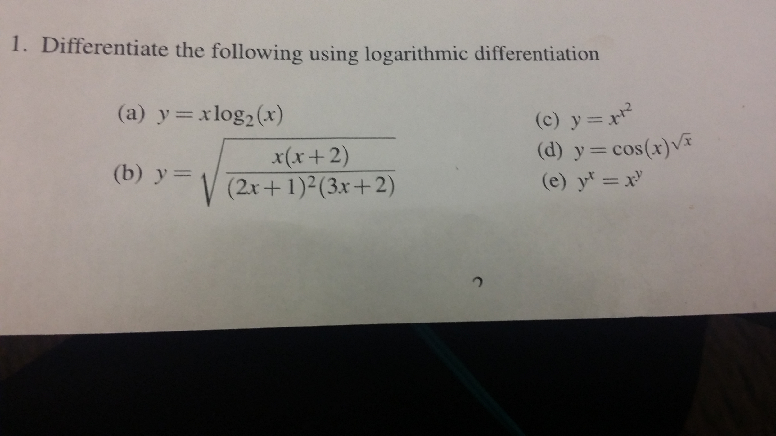 Solved Implicit Differentiation 1 Xy X 2y 2 6 2 E Xy Chegg Com