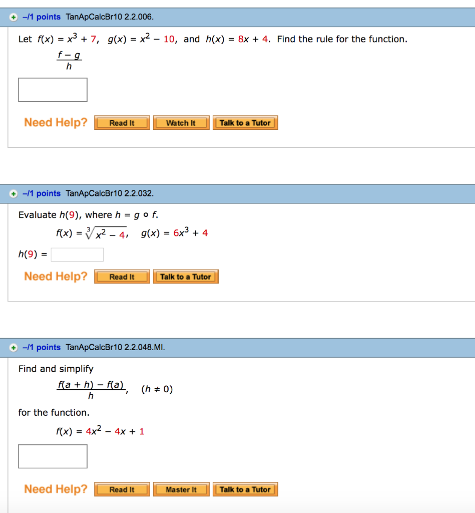 1 Points Tanapcalcbr10 2 2 006 Let F X X3 7 Chegg Com