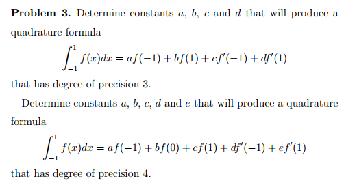 Solved Determine Constants A 6 C And D That Will Produc Chegg Com