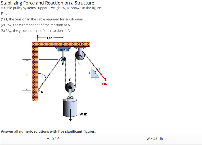 tension in a pulley system