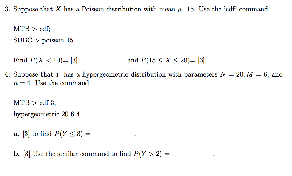 Solved 3 Suppose That X Has A Poisson Distribution With Chegg Com