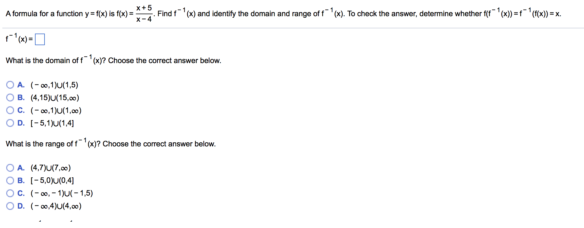 A Formula For A Function Y F X Is F X X 5 X Chegg Com