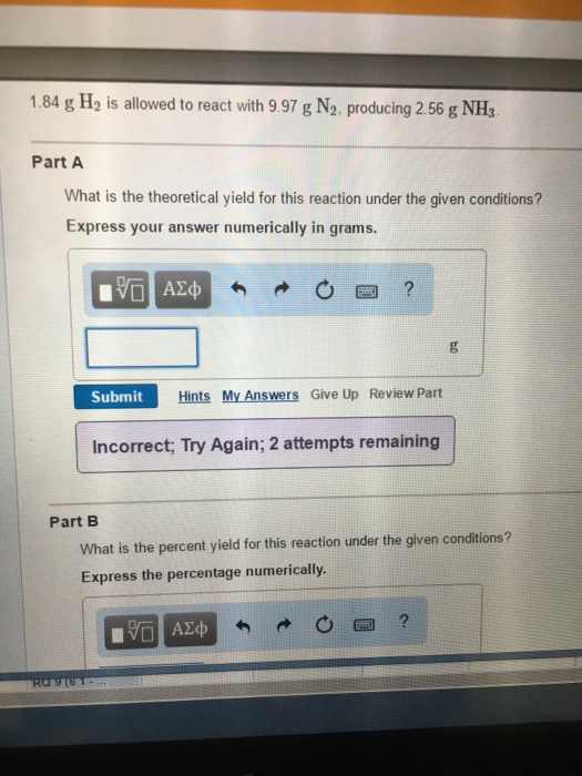 Solved What Is The Theoretical Yield For This Reaction Un