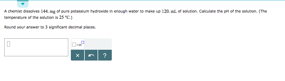 Pure potassium hydroxide