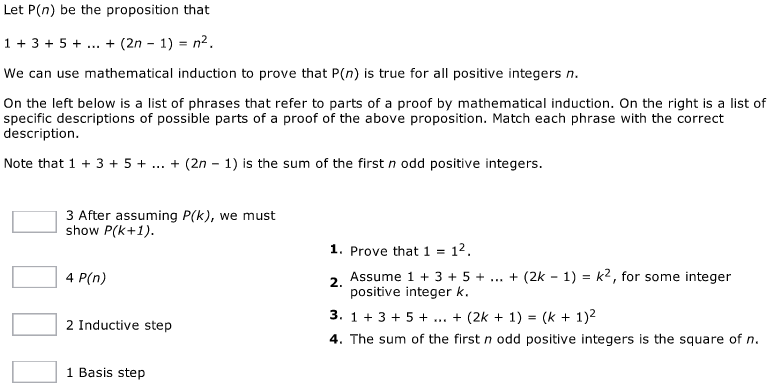 Solved Let P N Be The Proposition That 135 2n 1 2 We Ca Chegg Com