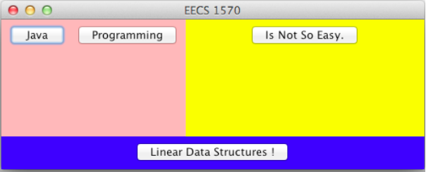 EECS 1570 Java Programming Is Not So Easy. Linear Data Structures