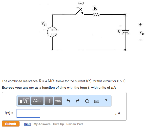 Rc circuit problems homework help 06 picture