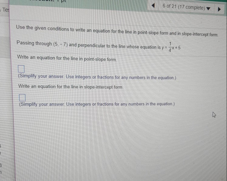 Point-slope form worksheet kuta picture