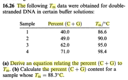 solved 16 26 the following tm data