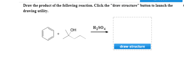 Draw the product of the following reaction. Click