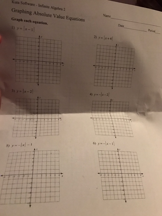 Solved Graph Each Equation Y X 1 Y X 4 Y Chegg Com