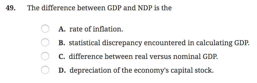 Relationship between Depreciation and GDP. : r/CFA