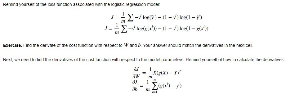 Remind Yourself Of The Loss Function Associated Wi Chegg Com